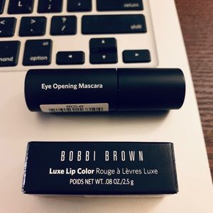 Bobbi Brown lipstick and mascara bundle